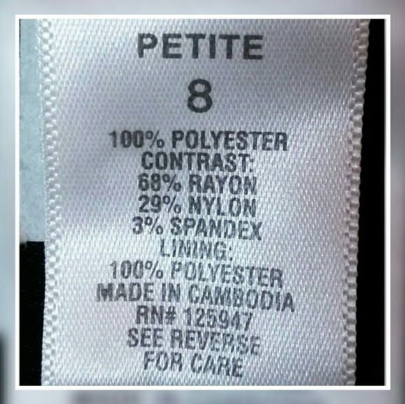 Dress Barn Leopard Ruffle Top Dress Petite Size 8 - Picture 5 of 5